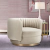 Armen Living Davy Swivel Chair