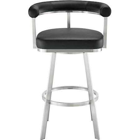 Contemporary Swivel Counter-Height Stool