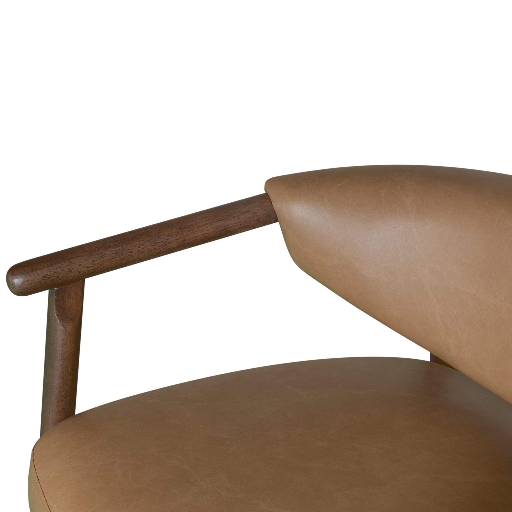 Armen Living Autumn Mid-Century Vintage Accent Armchair