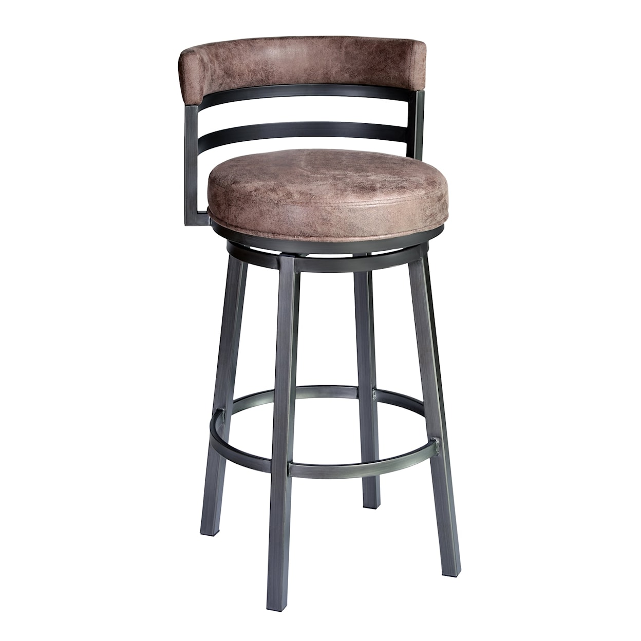 Armen Living Titana Swivel Bar Stool