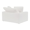 Armen Living Liberty White Chair and a Half