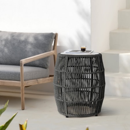 Outdoor Stool End Table