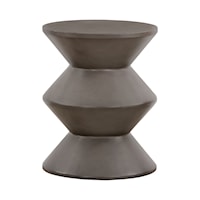 Contemporary Indoor/Outdoor Stool End Table