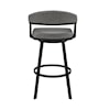 Armen Living Bronson Bar-Height Swivel Stool