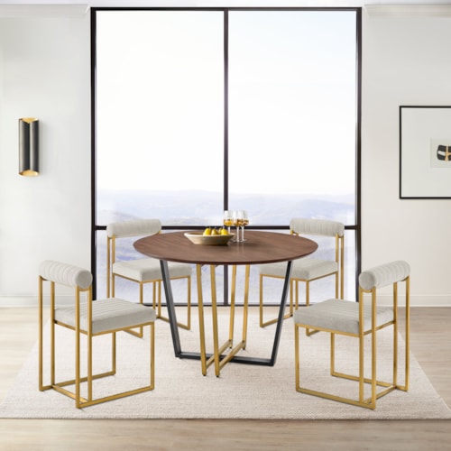 Modern 5-Piece Dining Set