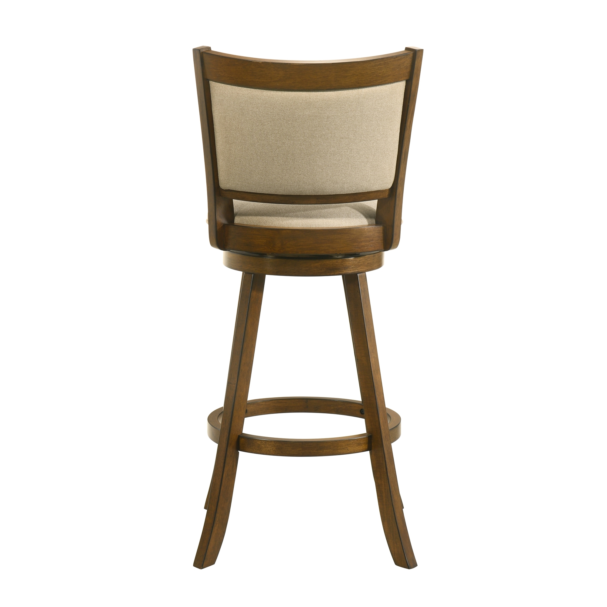 Armen Living Aiden Upholstered Bar-Height Swivel Stool
