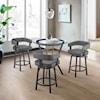 Armen Living Naomi & Lorin 4 PC Dining Set