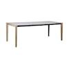 Armen Living Fineline Outdoor Dining Table