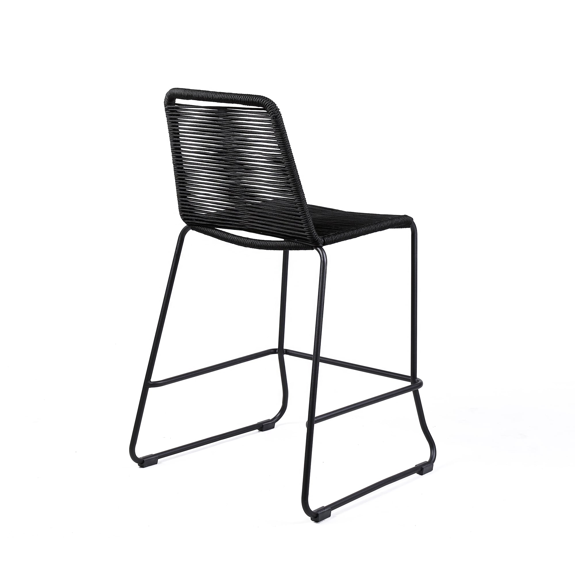 Armen Living Shasta Outdoor Barstool Stool - Set of Two