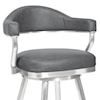 Armen Living Amador Swivel Bar Stool