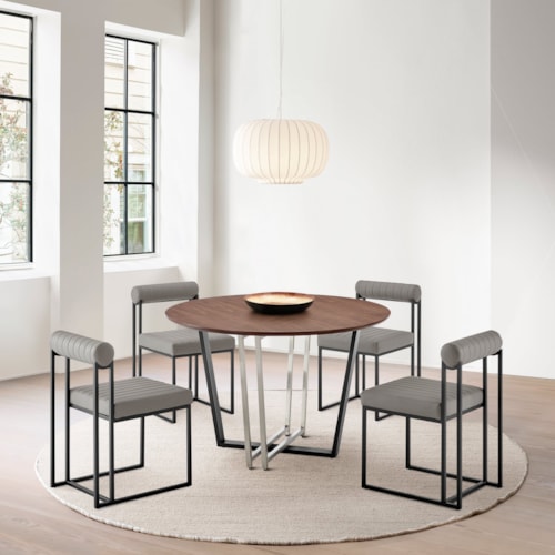 Modern 5-Piece Dining Set