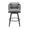 Armen Living Zella Outdoor Barstool