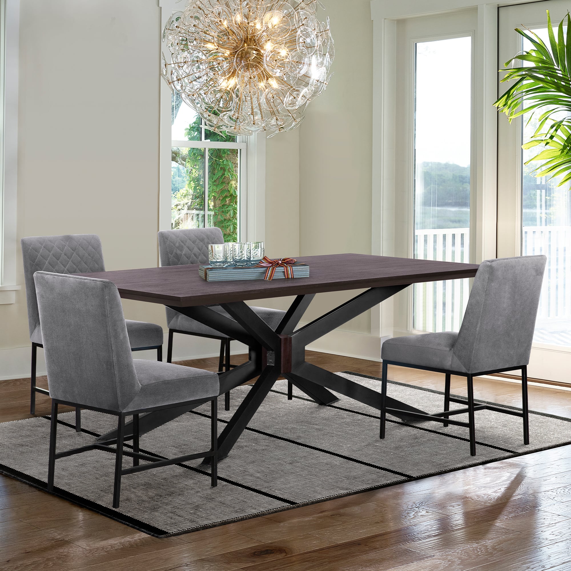 Armen Living Pirate/Napoli Dining Set