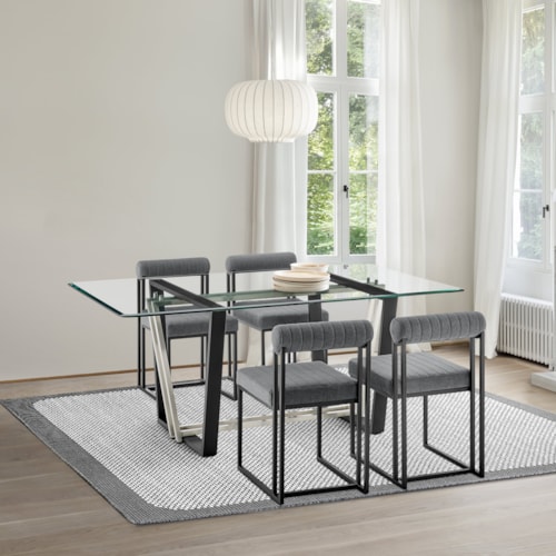 Modern 5-Piece Dining Set