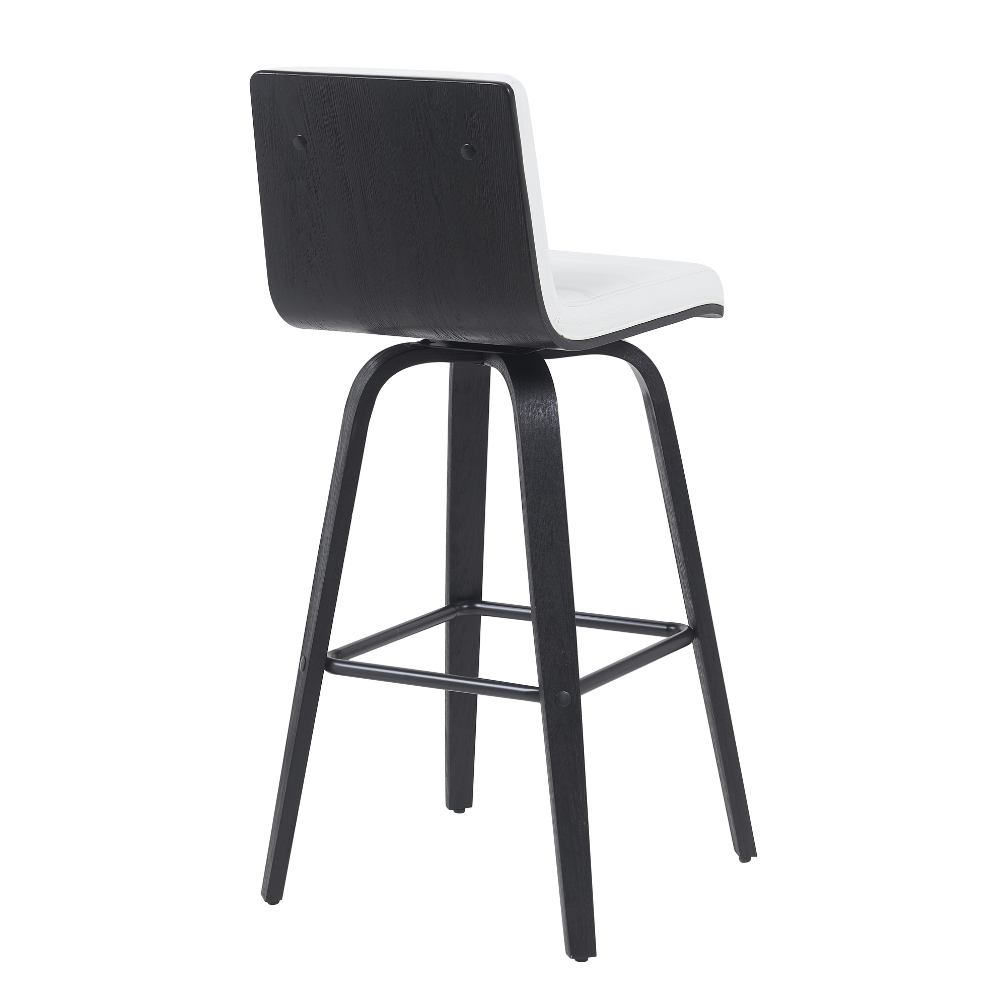 Armen Living Vienna Upholstered Swivel Barstool
