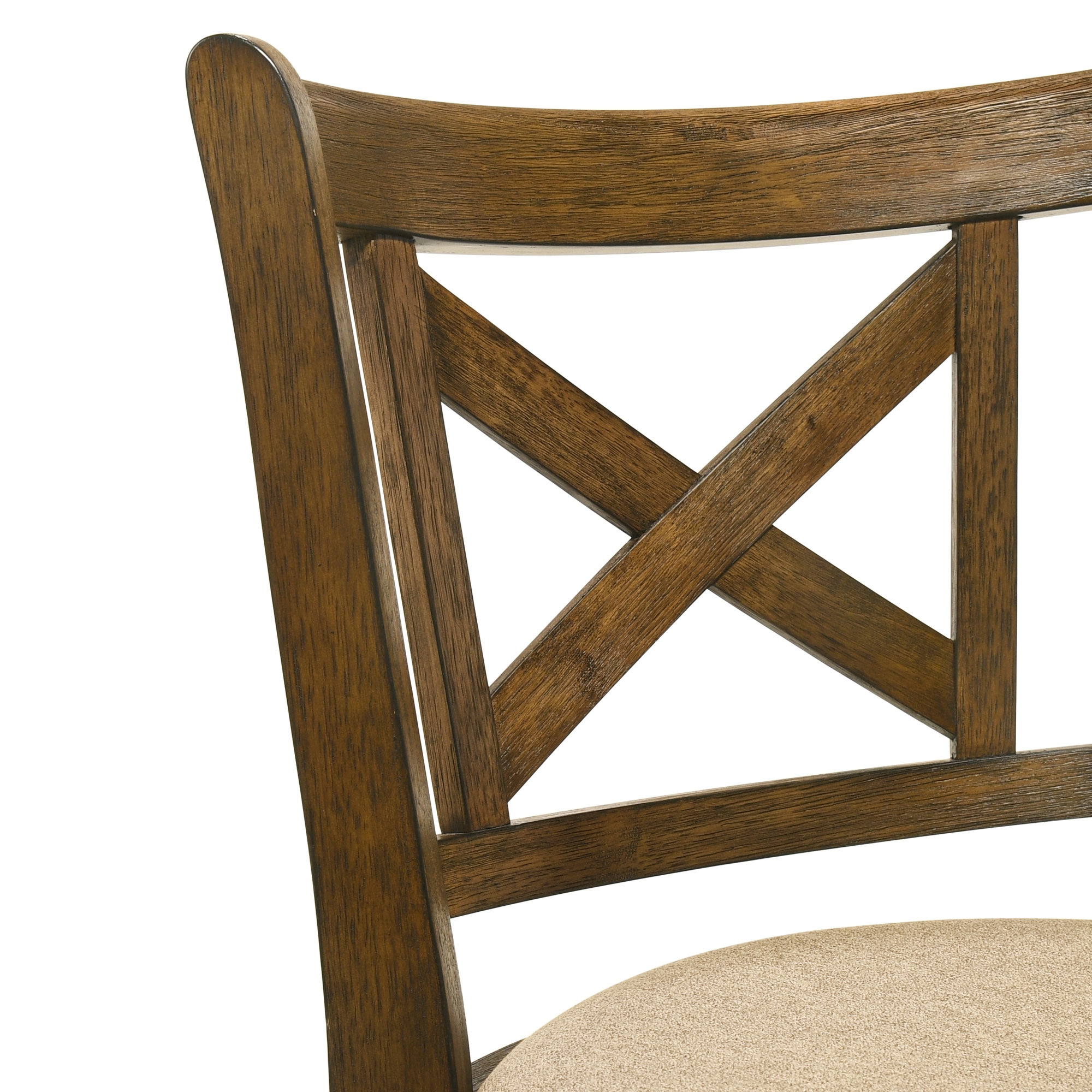 Armen Living Kodi X-Back Swivel Barstool