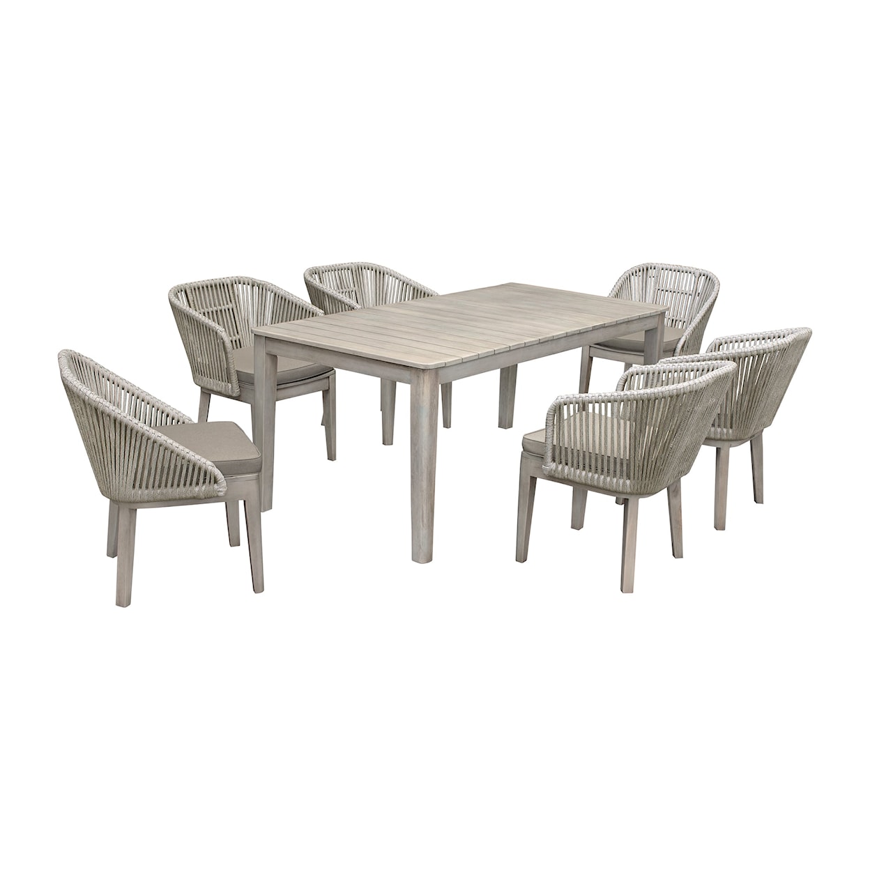 Armen Living Haiti Outdoor Dining Set