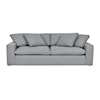 Armen Living Liberty Gray 2-Cushion Sofa