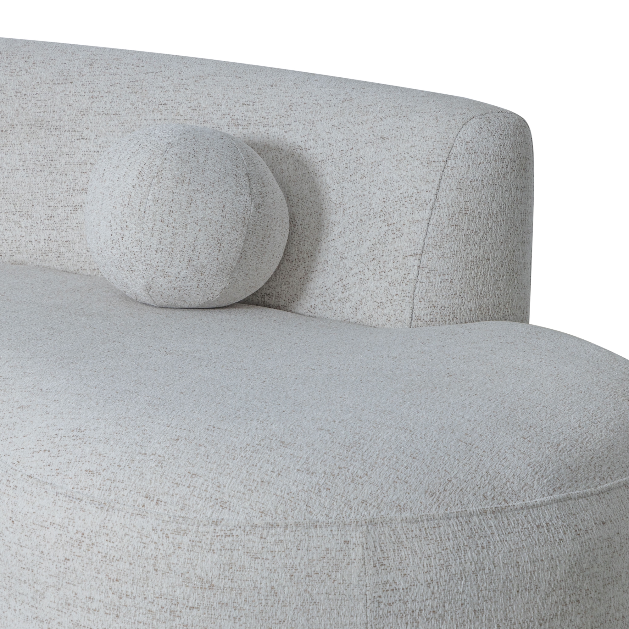 Armless Oval Lounge Sofa