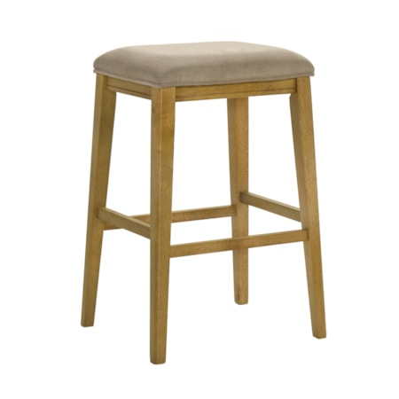 Upholstered Backless Barstool