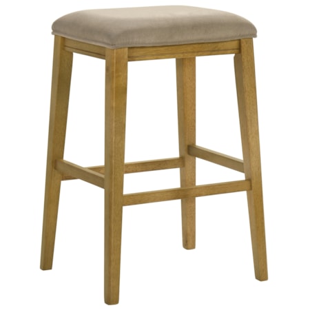 Upholstered Backless Barstool