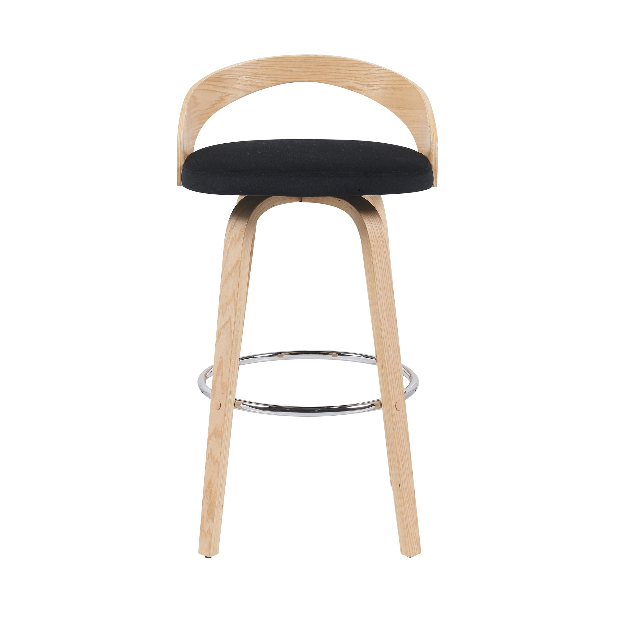 Armen Living Sonia Open-Back Swivel Barstool