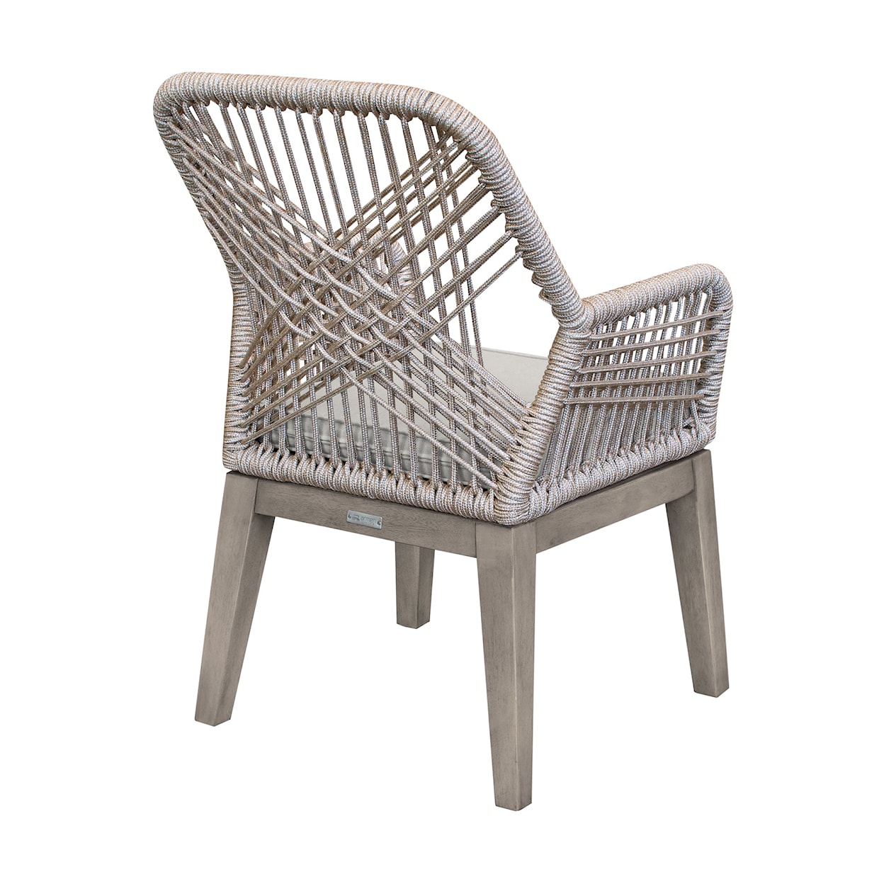 Armen Living Costa Set of 2 Outdoor Arm Chairs