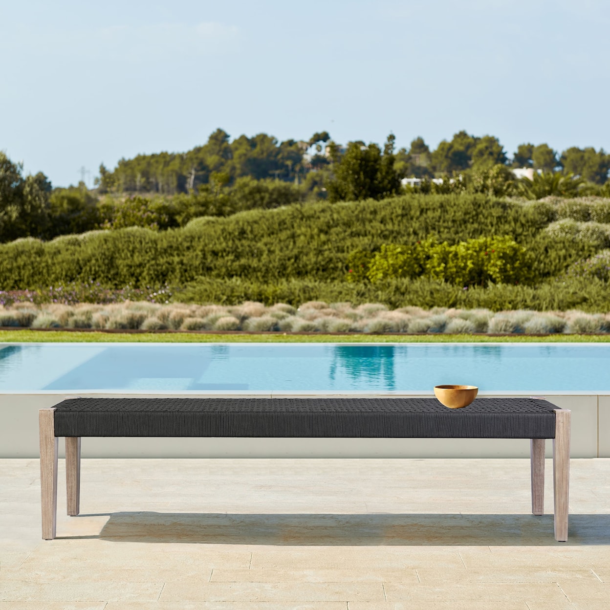 Armen Living Camino Outdoor Bench