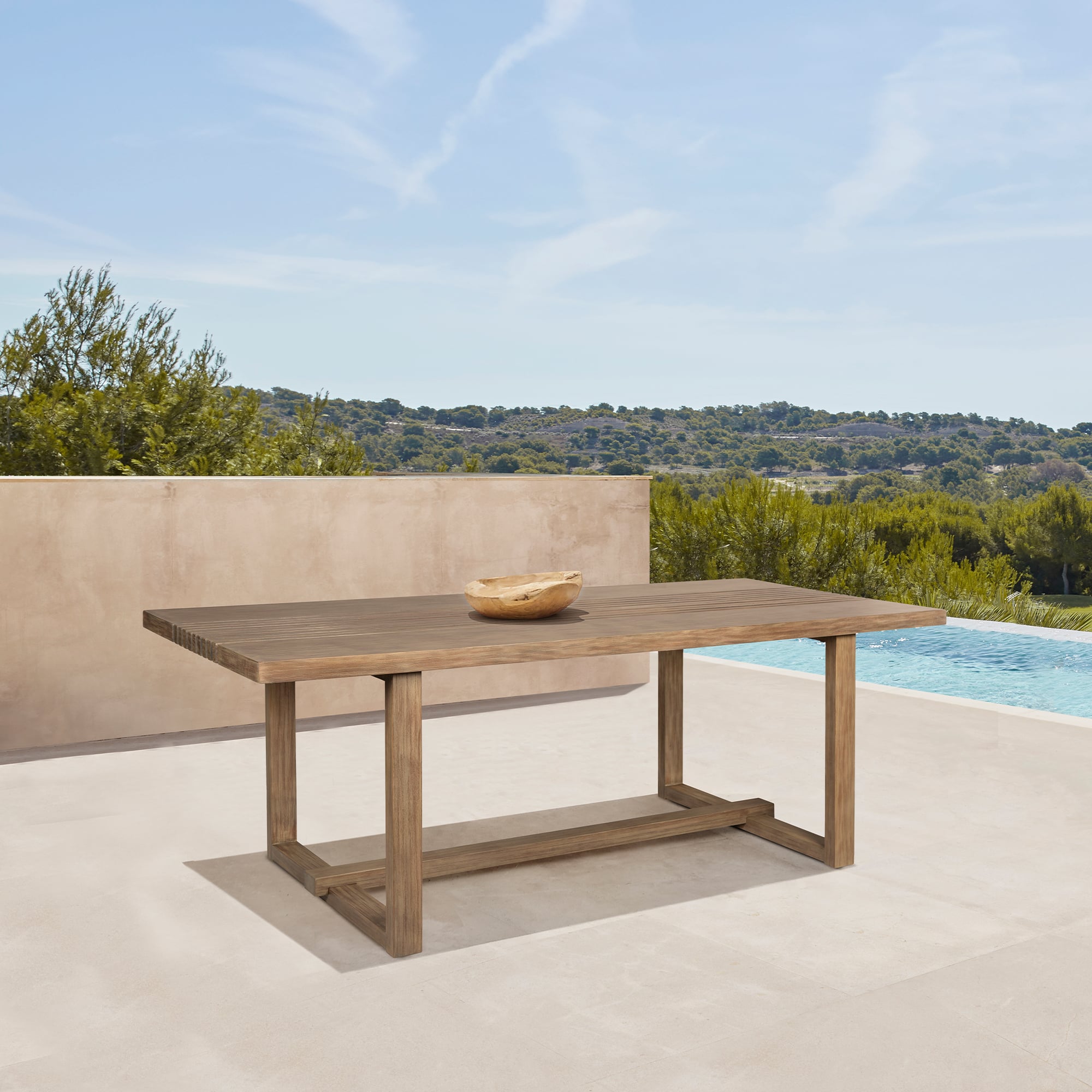 Armen Living Vivid Outdoor Dining Table