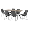 Armen Living Andes/Quartz Dining Set