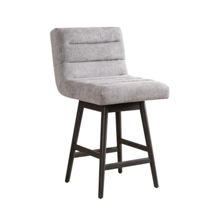 Upholstered Swivel Counter Stool