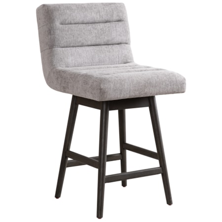 Upholstered Swivel Counter Stool