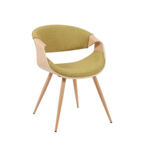 Mid-Century Modern Upholstered Dining Chair