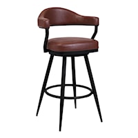 Transitional Counter-Height Swivel Stool