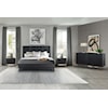 Armen Living Carnaby 4pc Bedroom Set