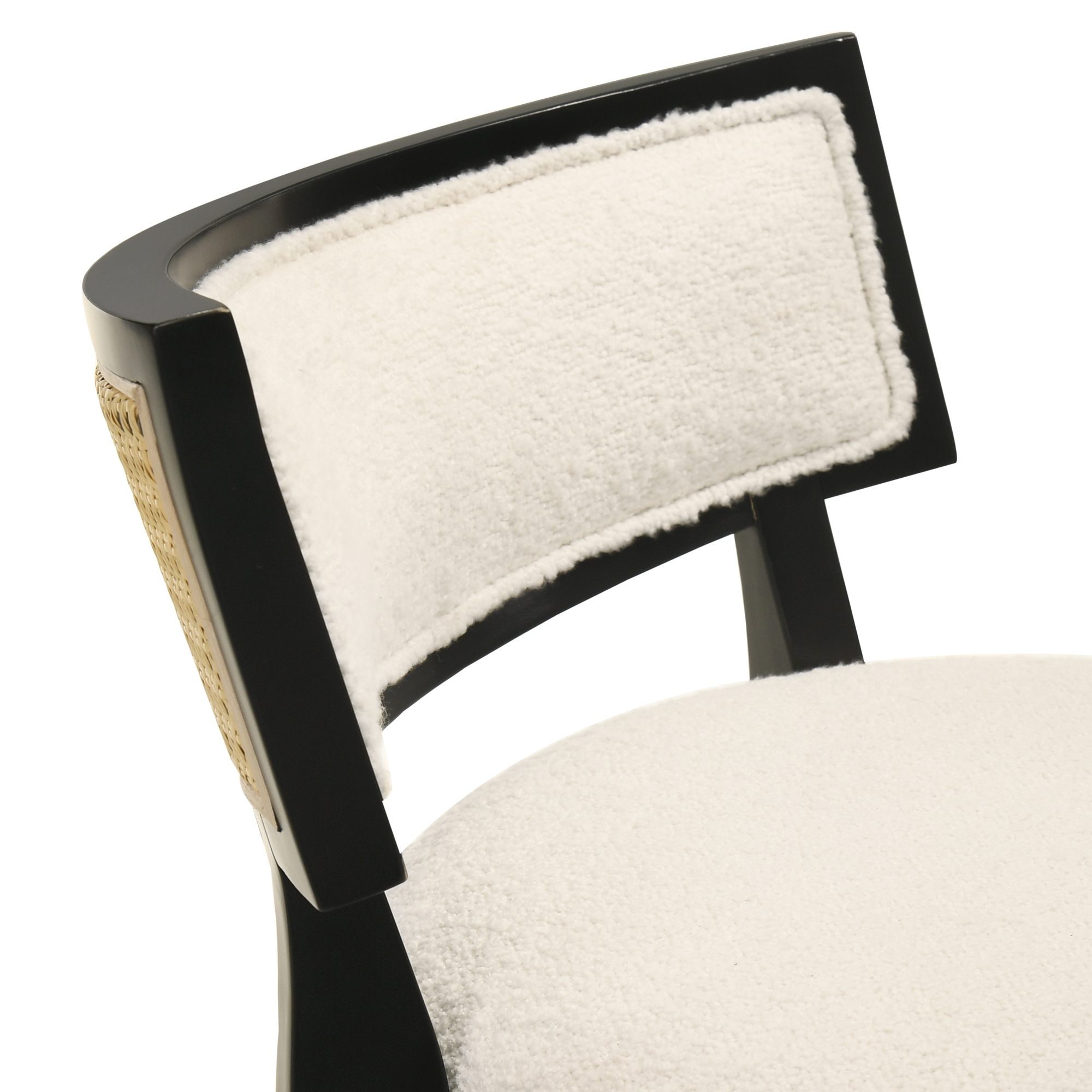 Armen Living Noely Upholstered Round Swivel Counter Stool