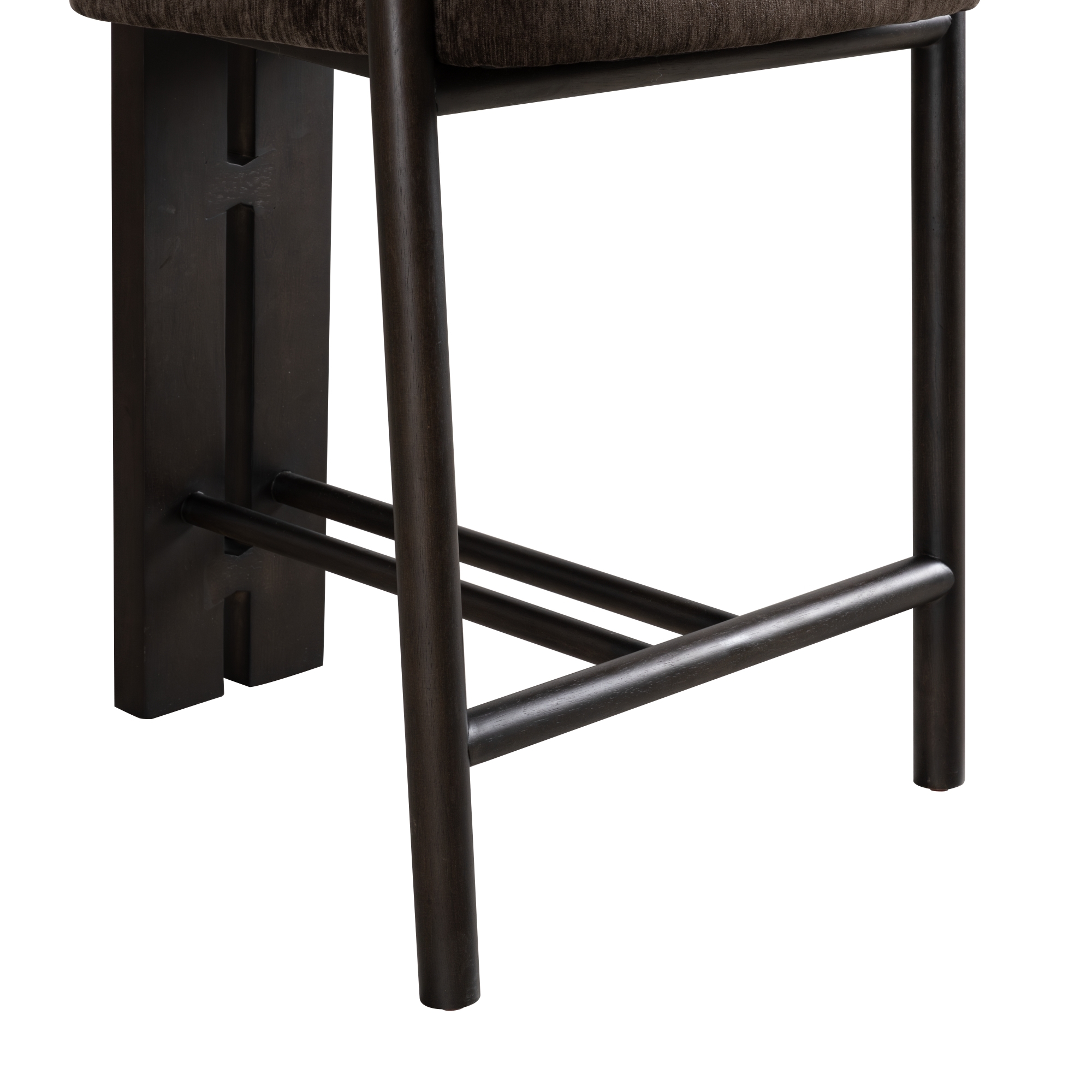 Armen Living Aaliyah Upholstered Counter-Height Stool