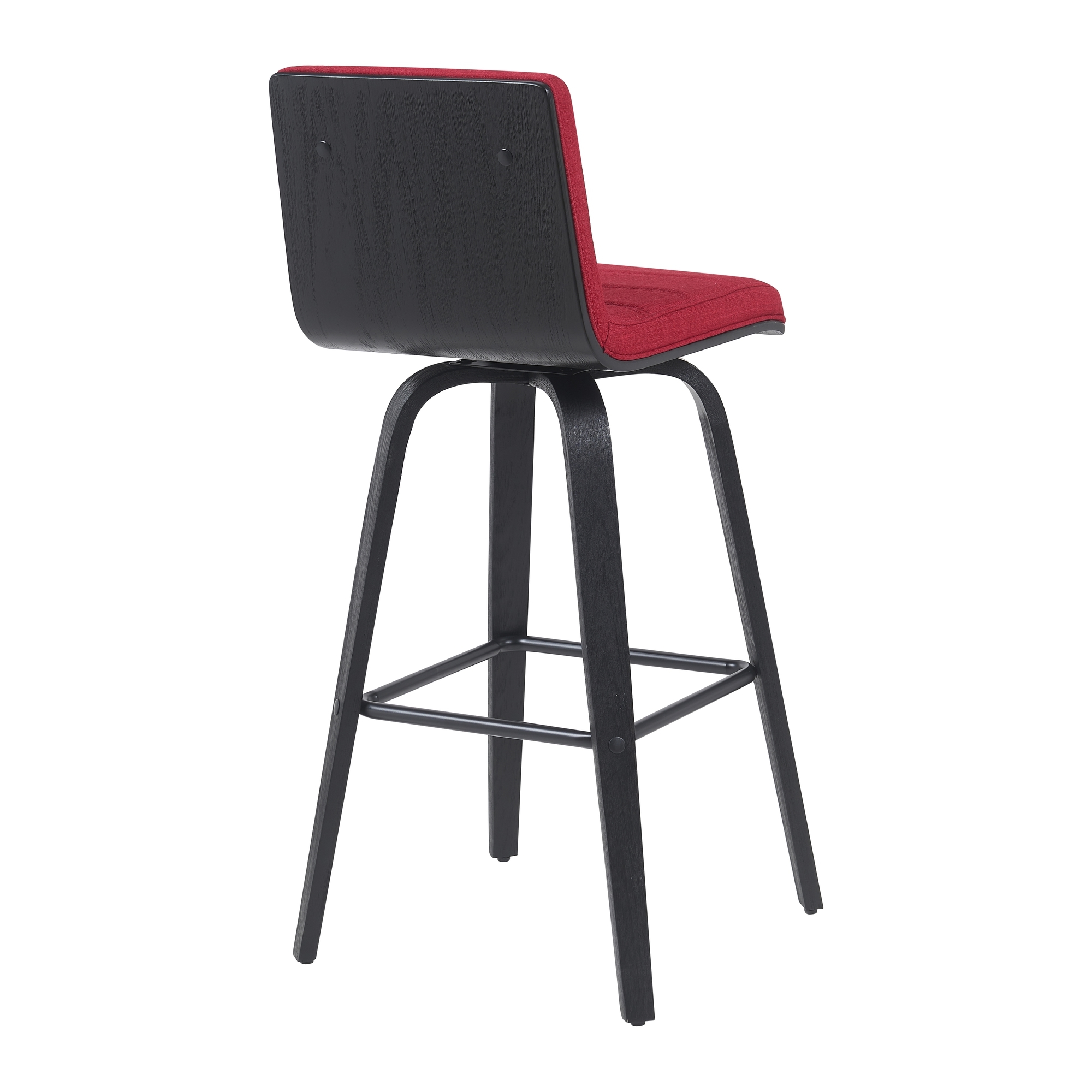 Armen Living Vienna Upholstered Swivel Barstool