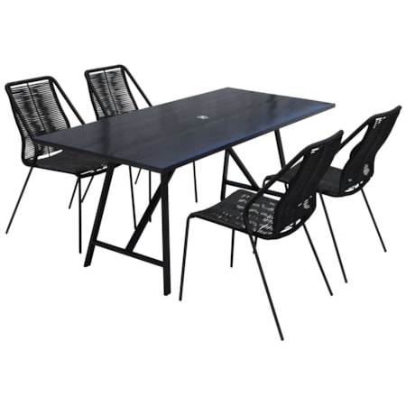 5-Piece Outdoor Dining Set