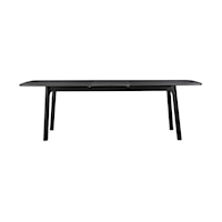 Contemporary Extendable Rectangle 98" Dining Table