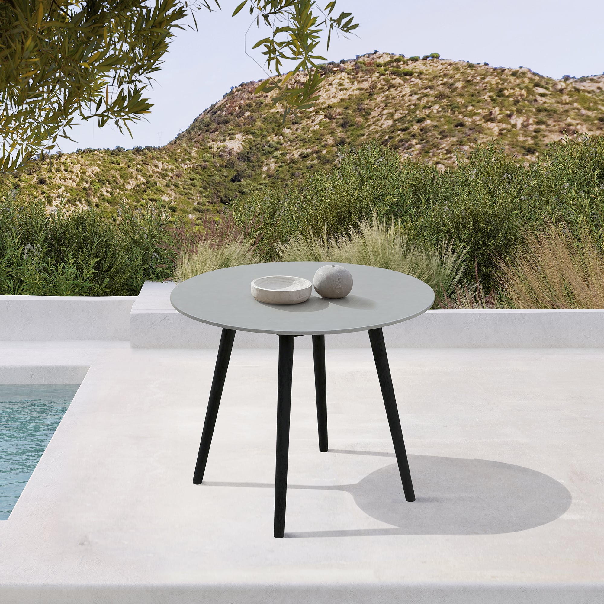 Armen Living Sydney Outdoor Dining Table