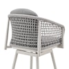 Armen Living Rhodes Outdoor Swivel Counter-Height Stool