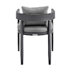 Armen Living Argiope Set of 2 Outdoor Dining Chairs
