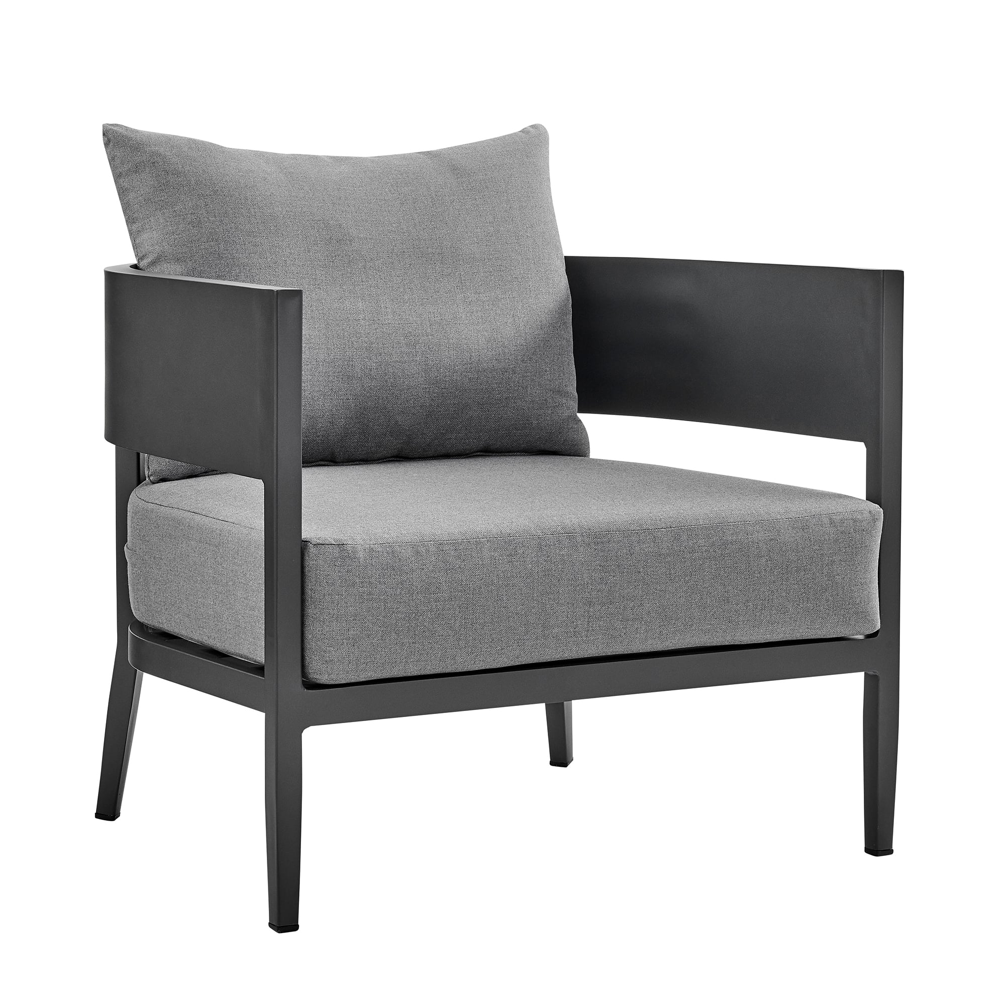 Armen Living Menorca Outdoor 4PC Conversation Set