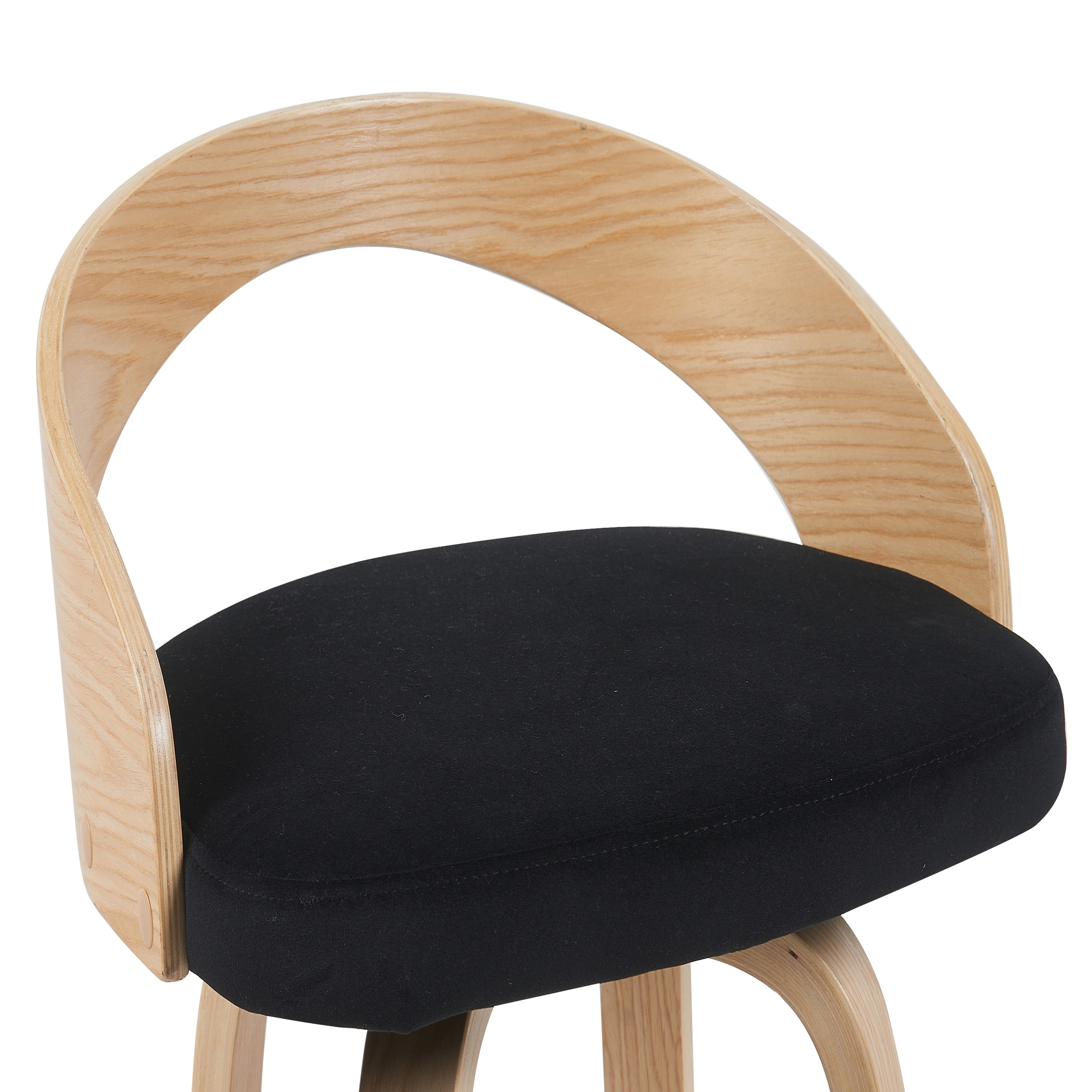 Open-Back Swivel Counter Stool