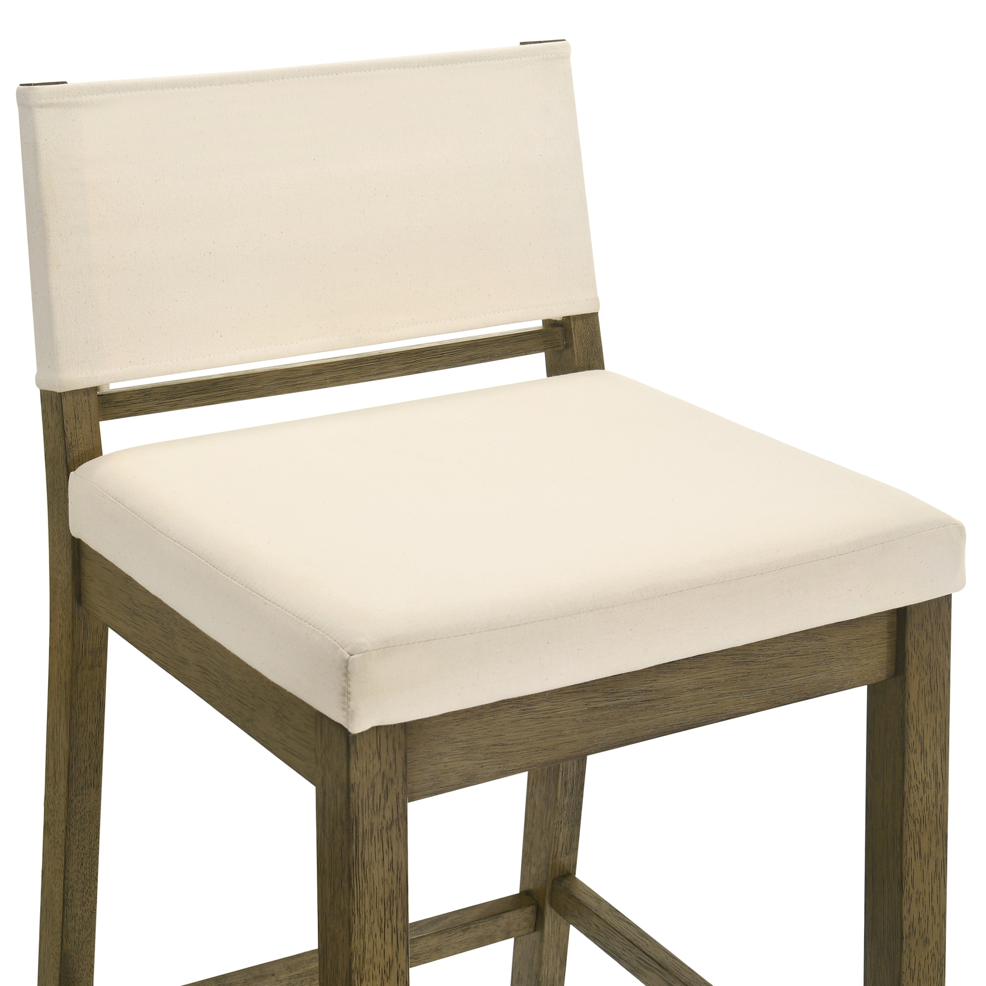 Armen Living Yaneli Upholstered Counter-Height Kitchen Stool
