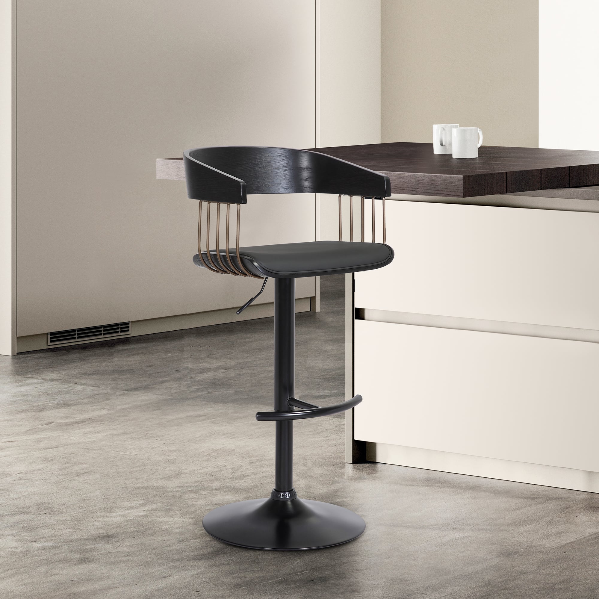 Armen Living Larisa Adjustable Stool