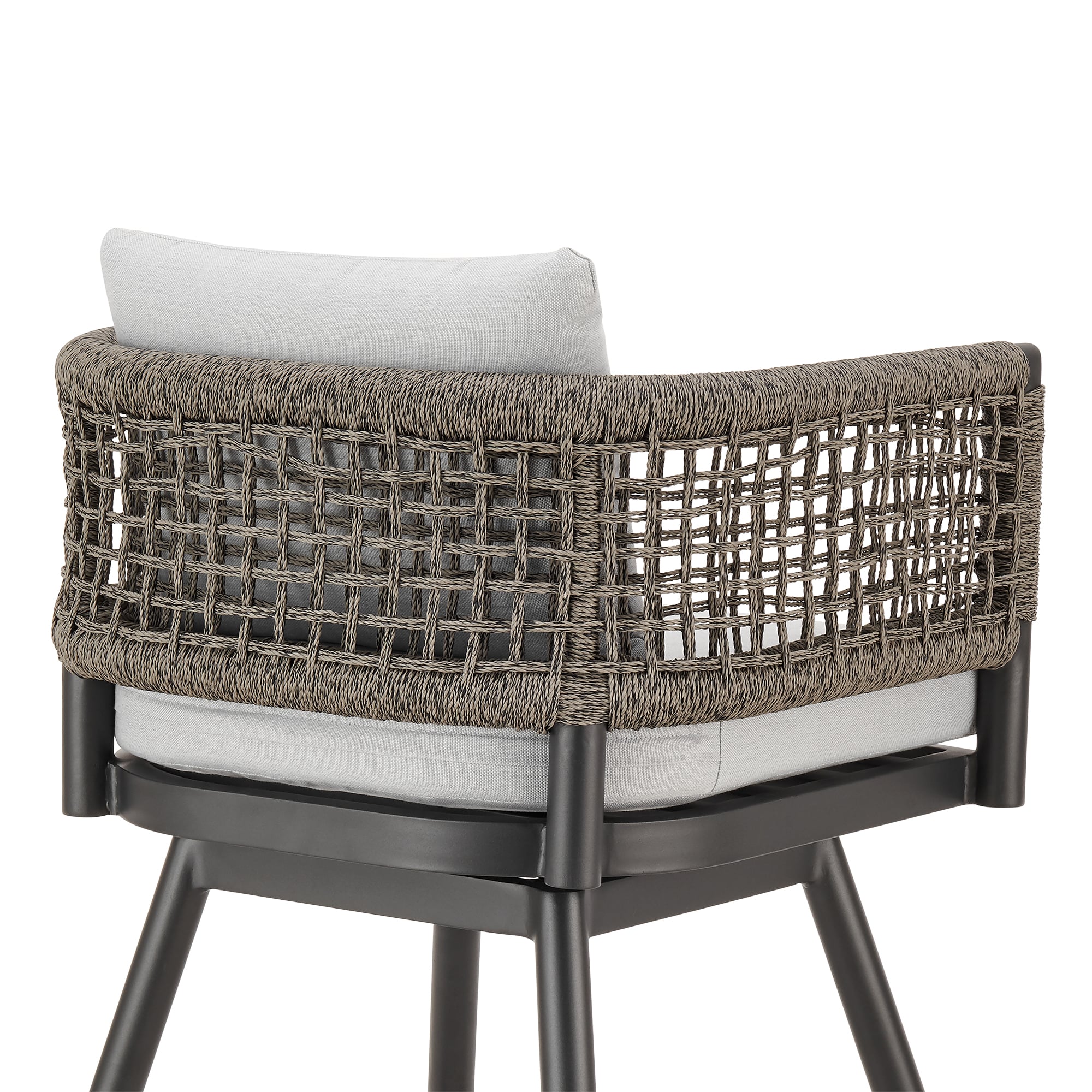 Armen Living Alegria Outdoor Swivel Counter Stool