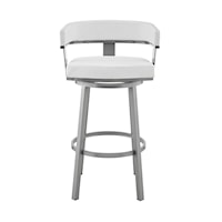 Transitional Counter-Height Swivel Stool