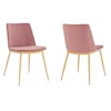Armen Living Messina Set of 2 Dining Chairs